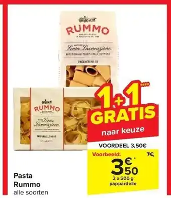 Carrefour Pasta rummo aanbieding