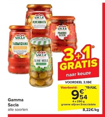 Carrefour Gamma sacla aanbieding