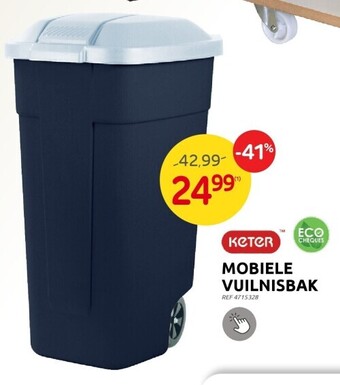 Brico Mobiele vuilnisbak aanbieding