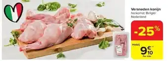 Carrefour Versneden konijn herkomst: belgië/ nederland aanbieding