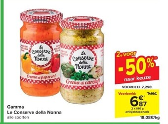 Carrefour Gamma le conserve della nonna aanbieding