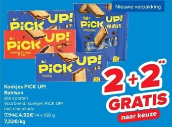 Carrefour Koekjes pick up! bahlsen aanbieding