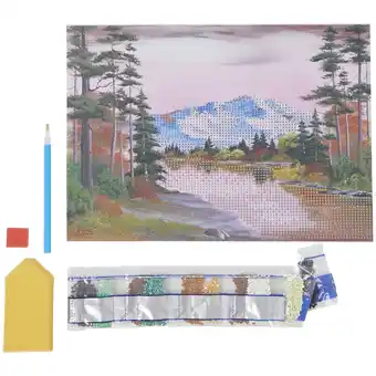 Action Bob ross diamond painting canvas aanbieding