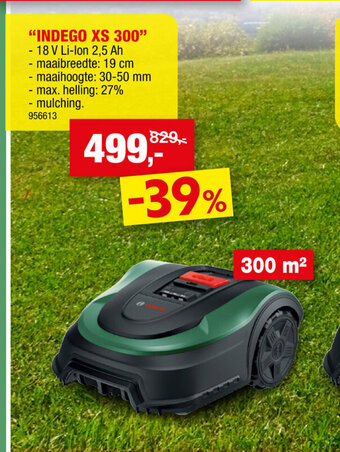 Hubo Bosch "INDEGO XS 300" aanbieding