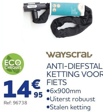 Anti-diefstal ketting voor fiets