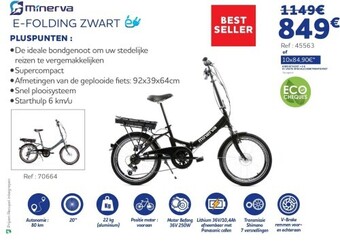 E-folding zwart