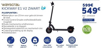 Auto5 Kickway e1 v2 zwart aanbieding