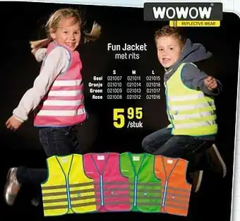 Happyland Fun jacket met rits geel aanbieding