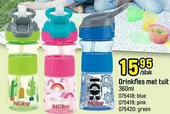 Happyland Drinkfles met tuit aanbieding