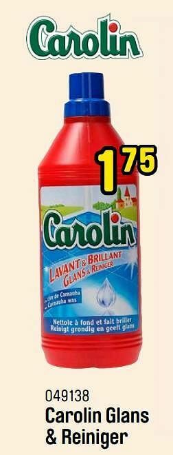 Happyland Carolin glans + reiniger aanbieding