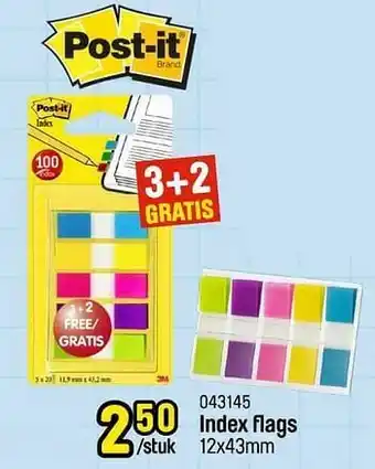 Happyland Index flags aanbieding