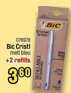 Happyland Bic cristl metl bleu aanbieding
