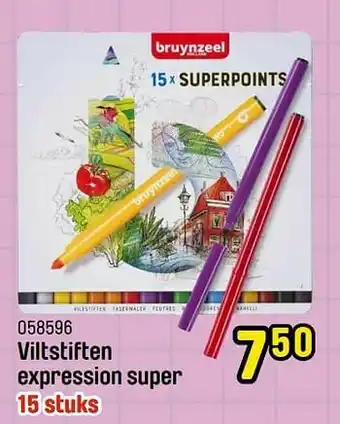 Happyland Viltstiften expression super aanbieding