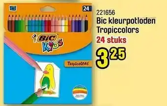 Happyland Bic kleurpotloden tropiccolors aanbieding