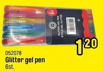 Happyland Glitter gel pen aanbieding
