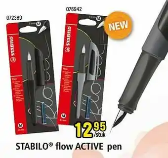 Happyland Stabilo flow active pen aanbieding