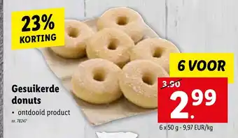 Gesuikerde donuts 6 VOOR