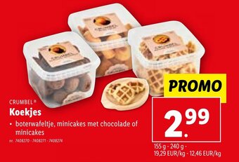 Lidl CRUMBEL Koekjes aanbieding