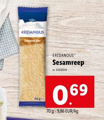 Lidl ERIDANOUS Sesamreep aanbieding