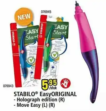 Happyland Stabilo easyoriginal holograph edition r - move easy l r aanbieding