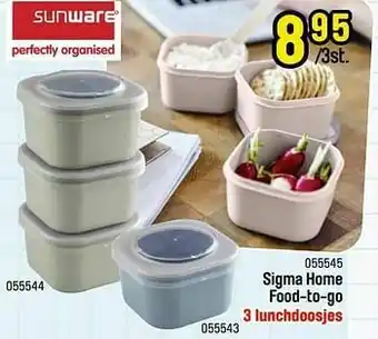 Happyland Sigma home food-to-go aanbieding