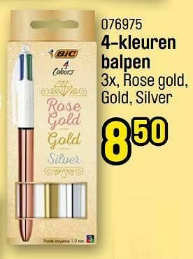 Happyland 4-kleuren balpen aanbieding