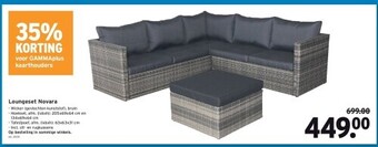 GAMMA Loungeset novara aanbieding
