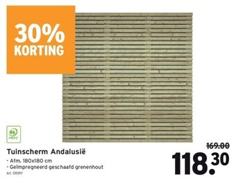 GAMMA Tuinscherm andalusië aanbieding