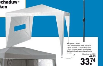 GAMMA Partytent caribe aanbieding