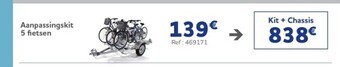 Auto5 Aanpassingskit 5 fietsen aanbieding