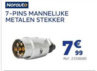 Auto5 7-pins mannelijke metalen stekker aanbieding