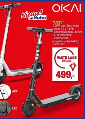 Hubo Elektrische step “es20” aanbieding