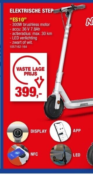 Hubo Elektrische step “es10” aanbieding