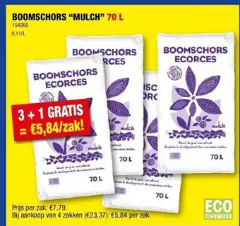 Hubo Boomschors “mulch” 70 l 154260 aanbieding
