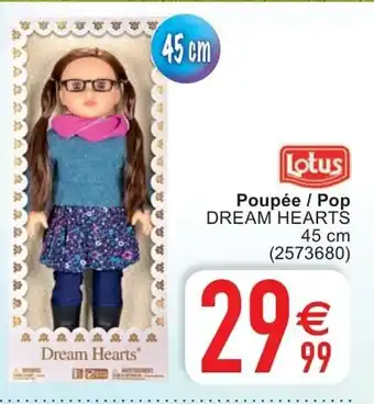 Cora Poupée / Pop Dream Hearts 45 cm aanbieding