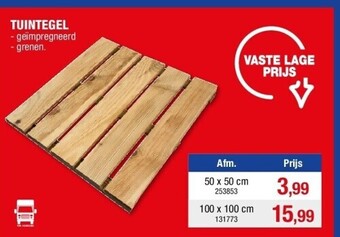 Hubo Tuintegel 50 x 50 cm aanbieding