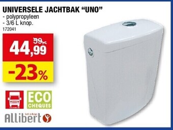 Universele jachtbak “uno”