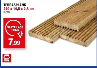 Hubo Terrasplank 240 x 14,5 x 2,8 cm 357418 aanbieding