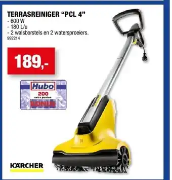 Hubo Terrasreiniger “pcl 4” - 600 w aanbieding