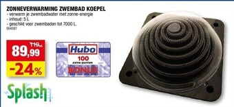 Hubo Zonneverwarming zwembad koepel aanbieding