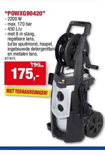 Hubo Hogedrukreiniger “powxg90420” aanbieding