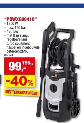 Hubo Hogedrukreiniger “powxg90410” aanbieding