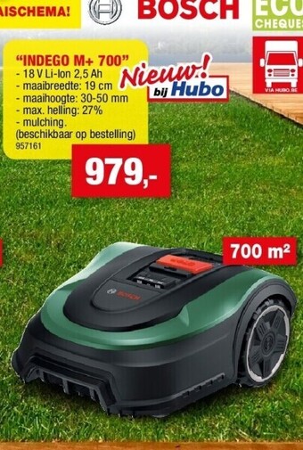 Hubo “indego m+ 700” - 18 v li-ion 2,5 ah aanbieding
