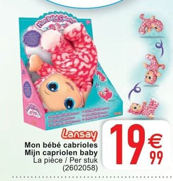 Cora Mon bébé cabrioles Mijn capriolen baby aanbieding
