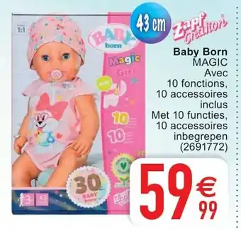 Cora Baby Born Magic aanbieding
