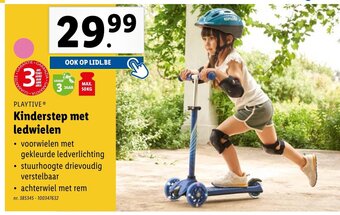Playtive kinderstep met ledwielen