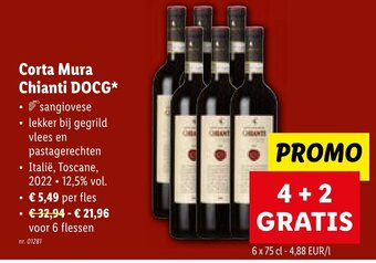Lidl Corta Mura Chianti DOCG aanbieding