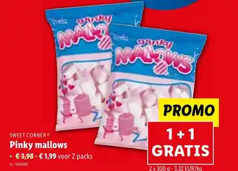 Lidl SWEET CORNER Pinky mallows aanbieding