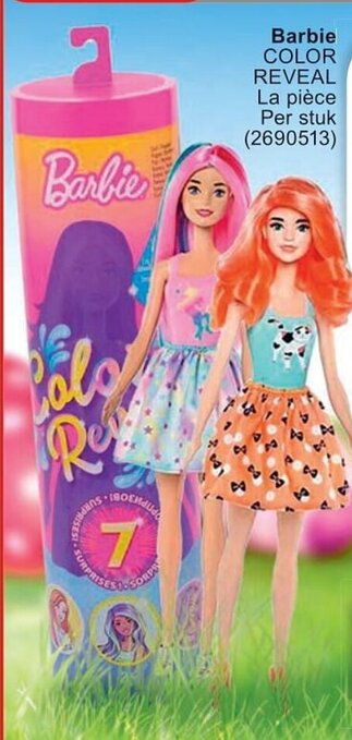 Cora Barbie Color Reveal aanbieding