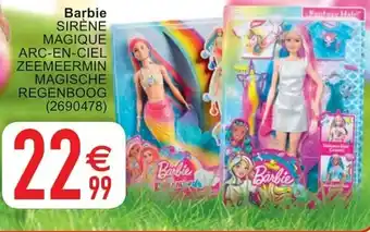 Barbie Sirène Magique Arc-En-Ciel Zeemeermin Magische Regenboog